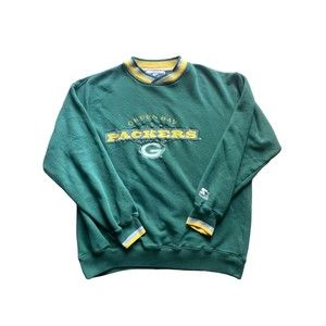 Vintage Starter NFL Sweatshirt Men's Large 90's Green Bay Packers